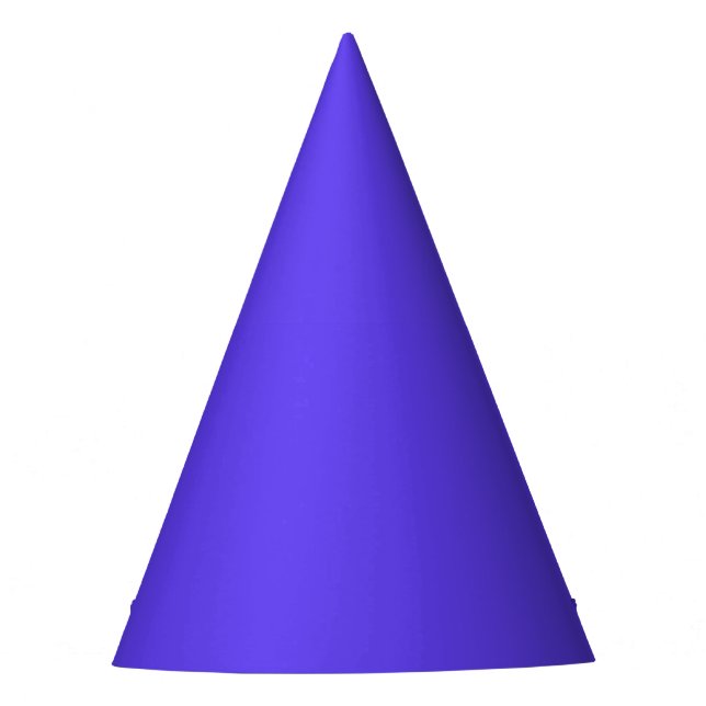 Chapeau de fête bleu violacé (Devant)