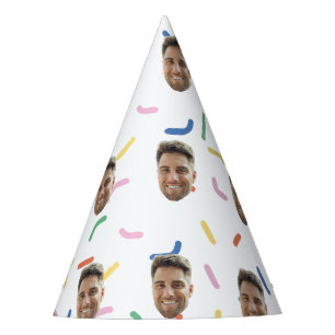 Chapeau de fête d'anniversaire à visage personnali