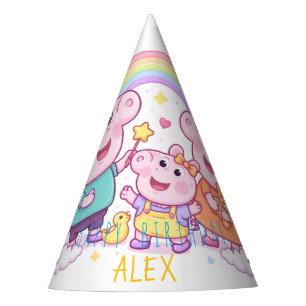 Chapeau de fête d'anniversaire Cochon Chapeau pe