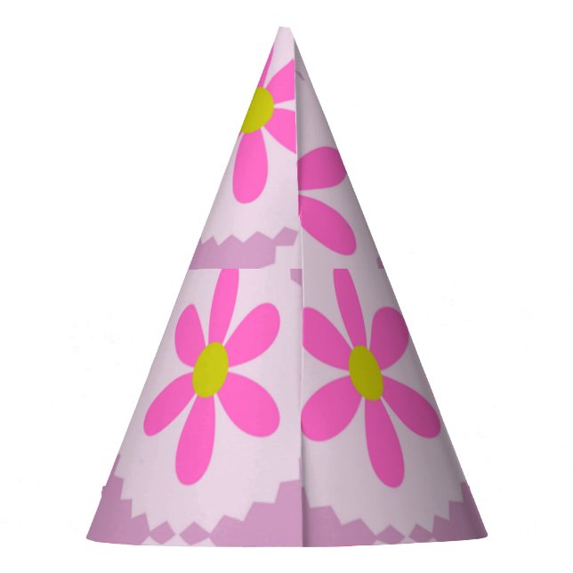 Chapeau de fête d'anniversaire fleur de marguerite (Dos)
