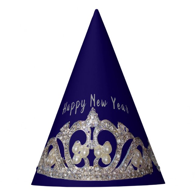 Chapeau de fête du Nouvel An à impression de Tiare (Devant)
