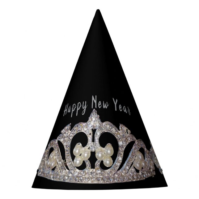 Chapeau de fête du Nouvel An à impression de Tiare (Devant)