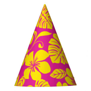 CHAPEAU DE FÊTE EN BIKINI ROSE (ROSE CHAUD/JAUNE)