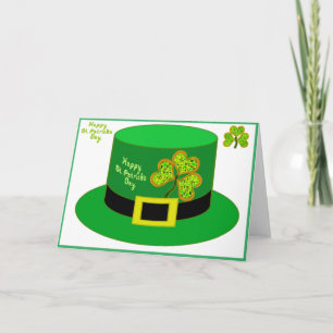 Chapeau de fête en forme de carte de lutin Saint-P
