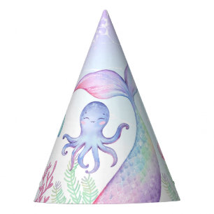 Chapeau de fête en papier à thème marin pour anniv