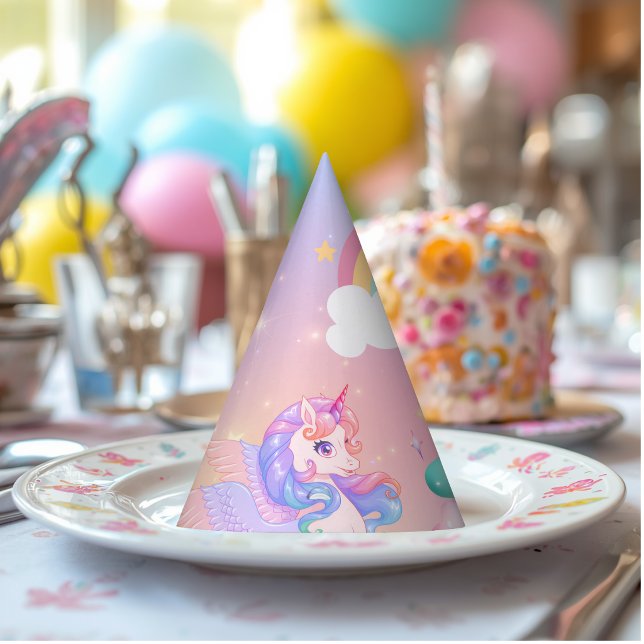 Chapeau de fête en papier de princesse licorne pas (Créateur téléchargé)