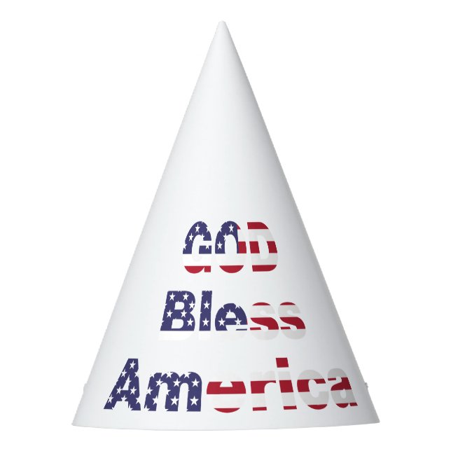 Chapeau de Fête en Papier pour Célébration Patriot (Devant)