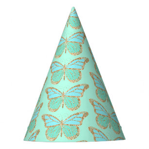 Chapeau de fête Papillon Pailleté