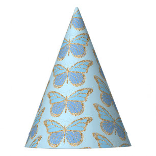 Chapeau de fête Papillon Pailleté