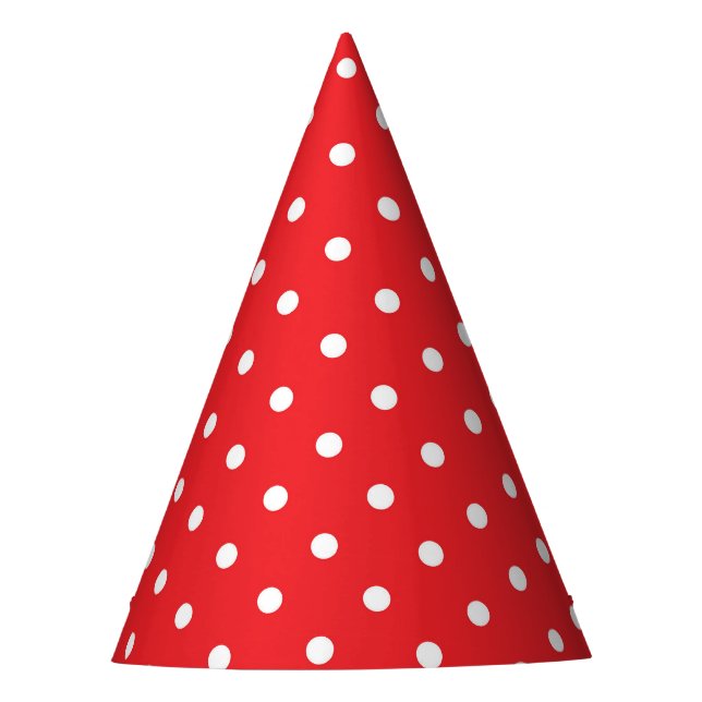 Chapeau de fête-Polka Points (Devant)