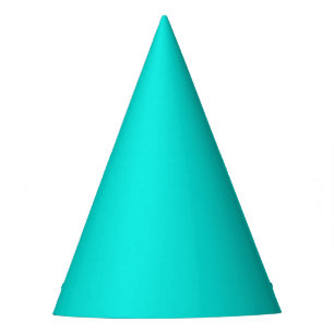 Chapeau de fête turquoise brillant