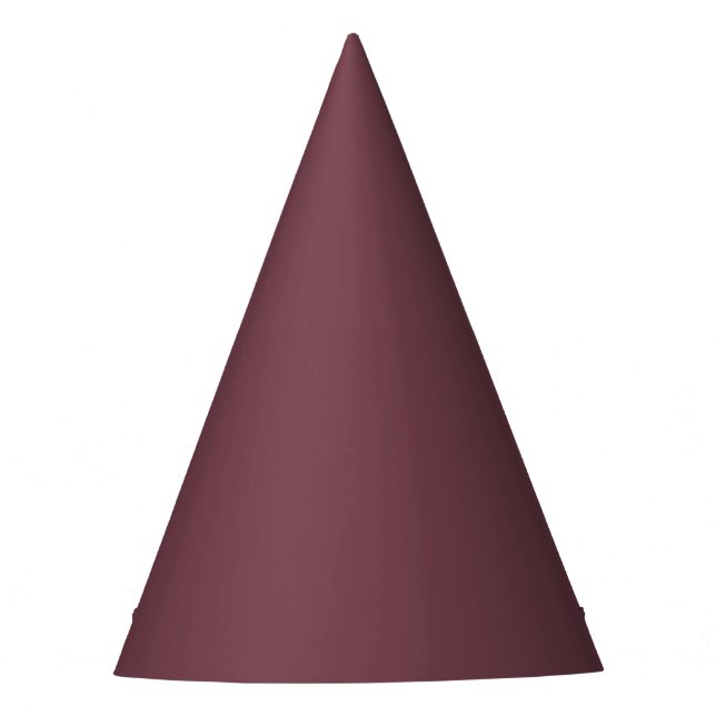 Chapeau de fête violet brunâtre (Devant)