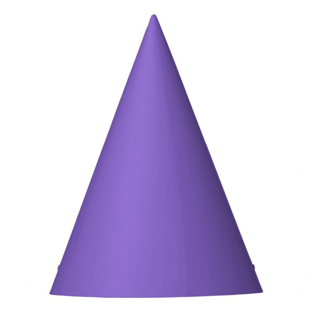 Chapeau de fête violet moyen (Devant)