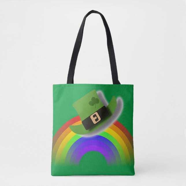 Chapeau de la Saint-Patrick et sac fourre-tout arc (Devant)