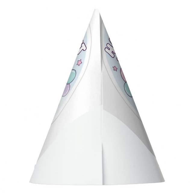 Chapeau de licorne pour 1er anniversaire (Dos)