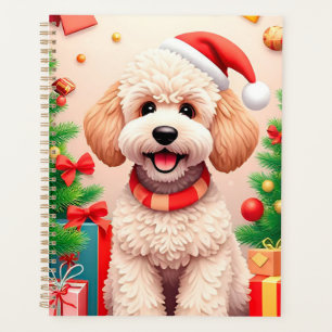 🎁Chapeau de Noël de Père Noël Chien Caniche Plani