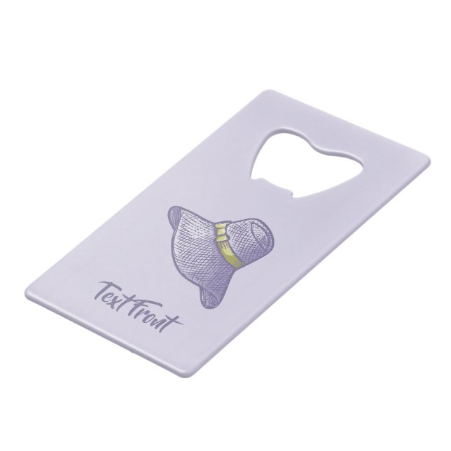 Chapeau de paille dessiné à la main lilas (Devant Angle)