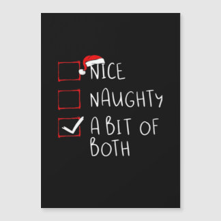 Chapeau de Père Noël Nice Naughty Humour Ambiance