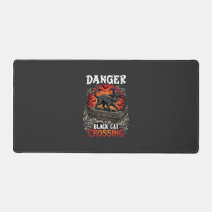 Chapeau de sorcière de Halloween Danger Black Cat