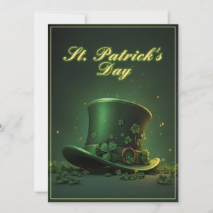Chapeau et motif de trèfle de la Saint-Patrick