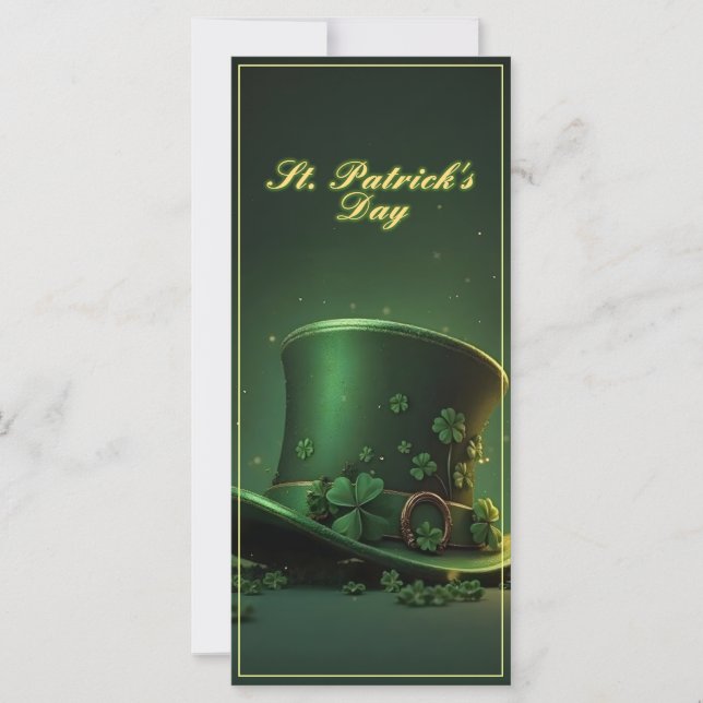 Chapeau et motif de trèfle de la Saint-Patrick (Devant)