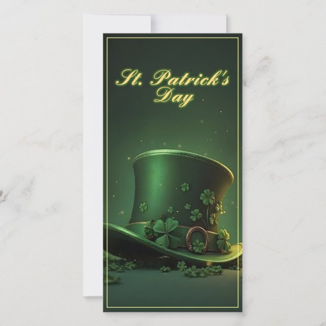 Chapeau et motif de trèfle de la Saint-Patrick (Devant)