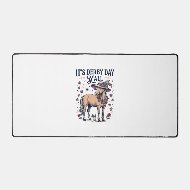 Chapeau Floral de Cheval de Derby Day Y’all (Recto)