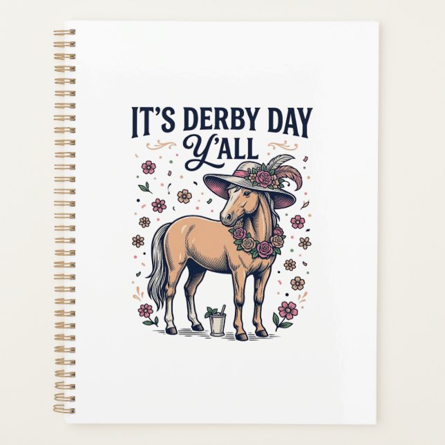 Chapeau floral de cheval de Derby Day Y’all (Devant)