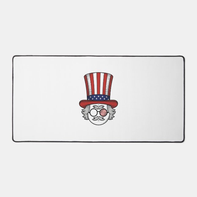 Chapeau haut de forme à l'envers patriotique dessi (Recto)