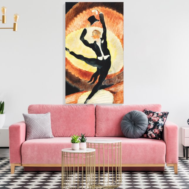 Chapeau haut de forme de danseur masculin Art déco (Insitu(Salon))