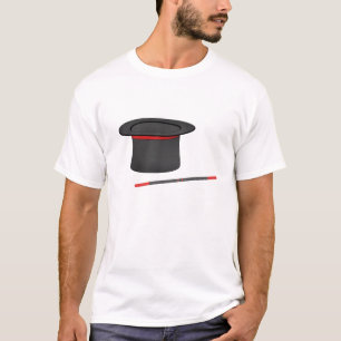 Chapeau haut de magie et baguette magique