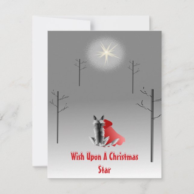 Chapeau Rouge Personnalisé Et Loup (Devant)