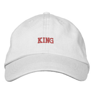 Chapeaux casquettes brodés en coton de couleur bla