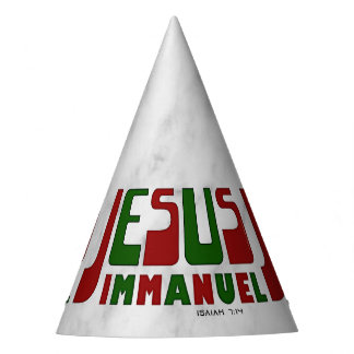 Chapeaux De Fètes 02" JÉSUS, Noël d'Immanuel "