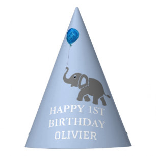Chapeaux De Fètes 1ère fête d'anniversaire Blue Boy Kids