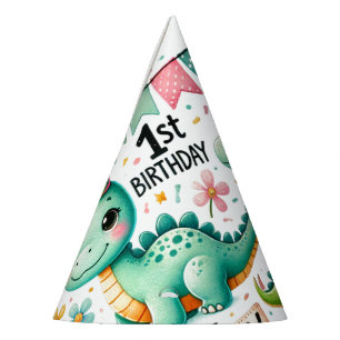 Chapeaux De Fètes 1ère fête d'anniversaire Dinosaur Garçon Enfants