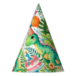 Chapeaux De Fètes 1ère fête d'anniversaire Dinosaur Garçon Enfants