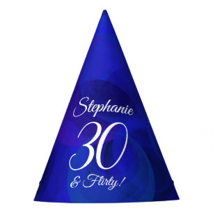 Chapeaux De Fètes 30 et Flirty Royal Blue Anniversaire