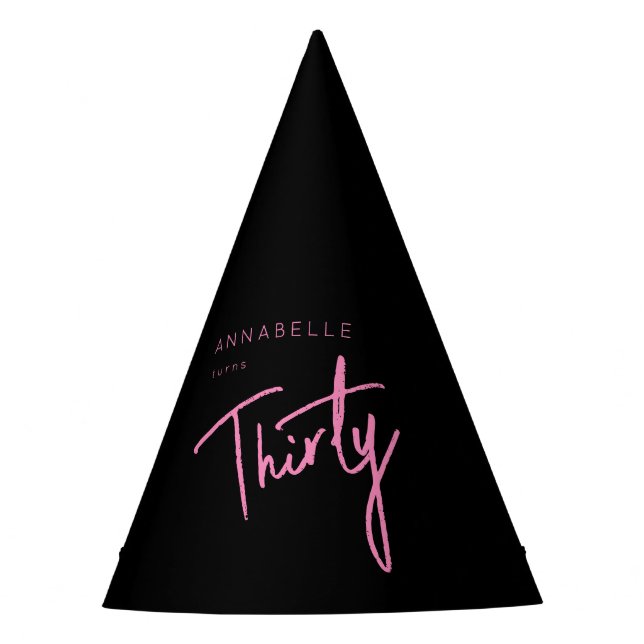 Chapeaux De Fètes 30e trentaine trentième anniversaire moderne (Devant)