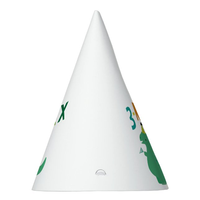 Chapeaux De Fètes 3-Rex 3ème anniversaire Dinosaur Casquette (Droite)