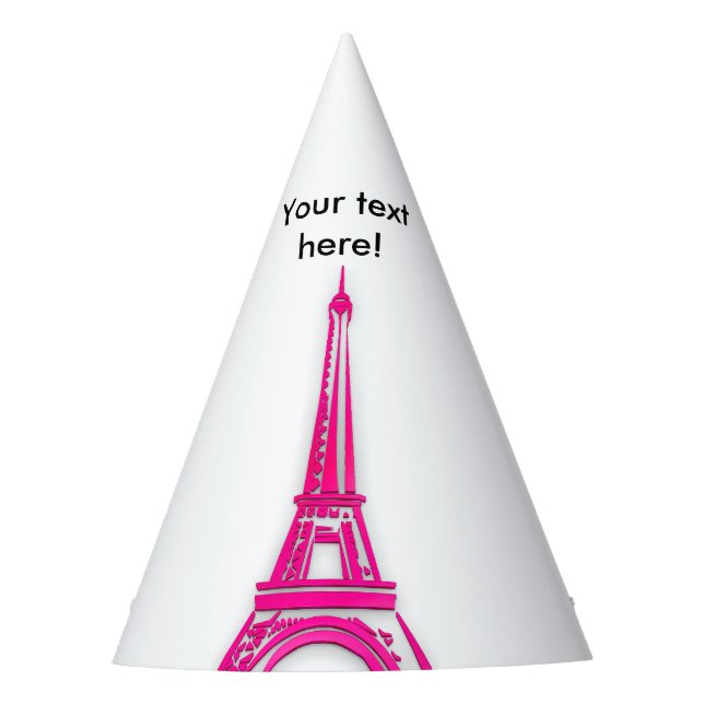 Chapeaux De Fètes 3d Tour Eiffel, clipart de la France (Devant)