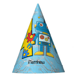 Chapeaux De Fètes 4ème anniversaire de robot