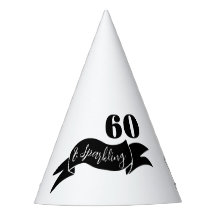 60 et main scintillante tirée noir et blanc