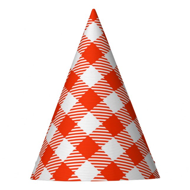 Chapeaux De Fètes à damiers motif (Devant)