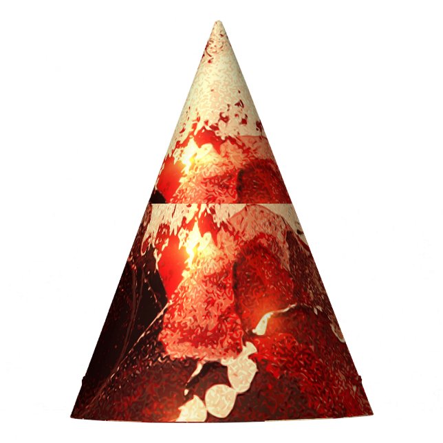 Chapeaux De Fètes Abstrait arrière - plan en marbre. (Devant)