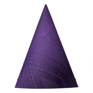Chapeaux De Fètes Acceptation   Motif Boho violet écectique