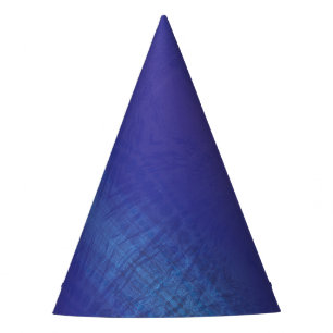 Chapeaux De Fètes Acceptation   Motif de Blue Indigo Violet Shibori