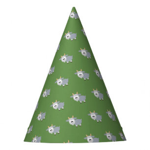 Chapeaux De Fètes Adorable Petite Chèvre Grise