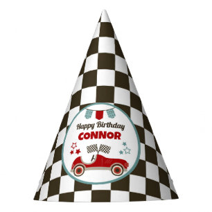 Chapeaux De Fètes Affiche de bienvenue du thème de la voiture de cou