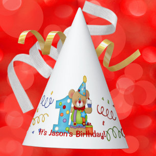 Chapeaux De Fètes Âge de l'ours d'anniversaire 1